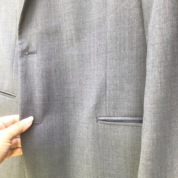 🆓 Tie .2Pcs 🎄Tommy Hilfiger Modern Fit Flex Suit Separates Coat, Gray like new. - Picture 4 of 17